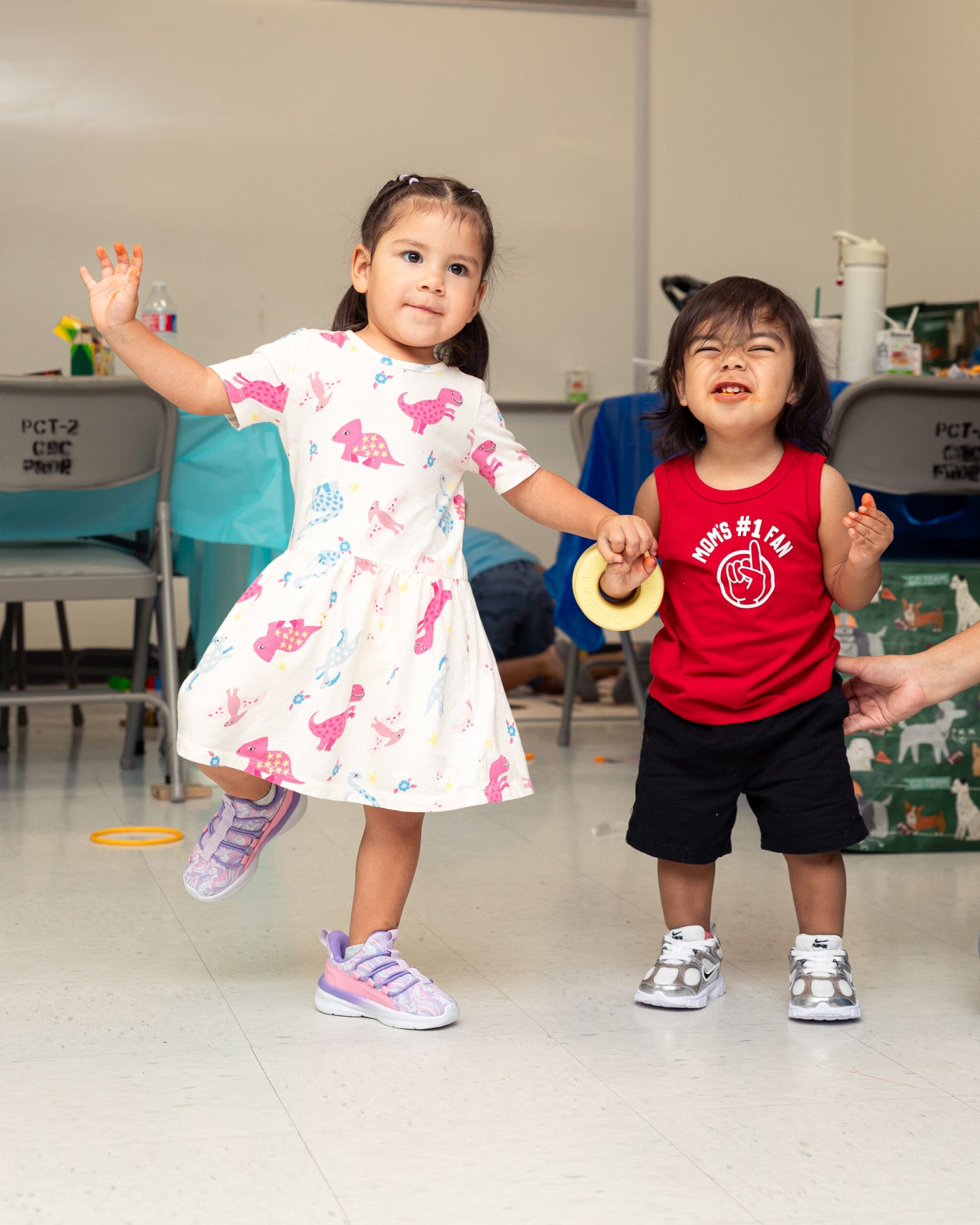 2026 Back-to-School Bash & Shoe Drive 10 | Christian's Manor Children wearing their new shoes at the Christian’s Manor event