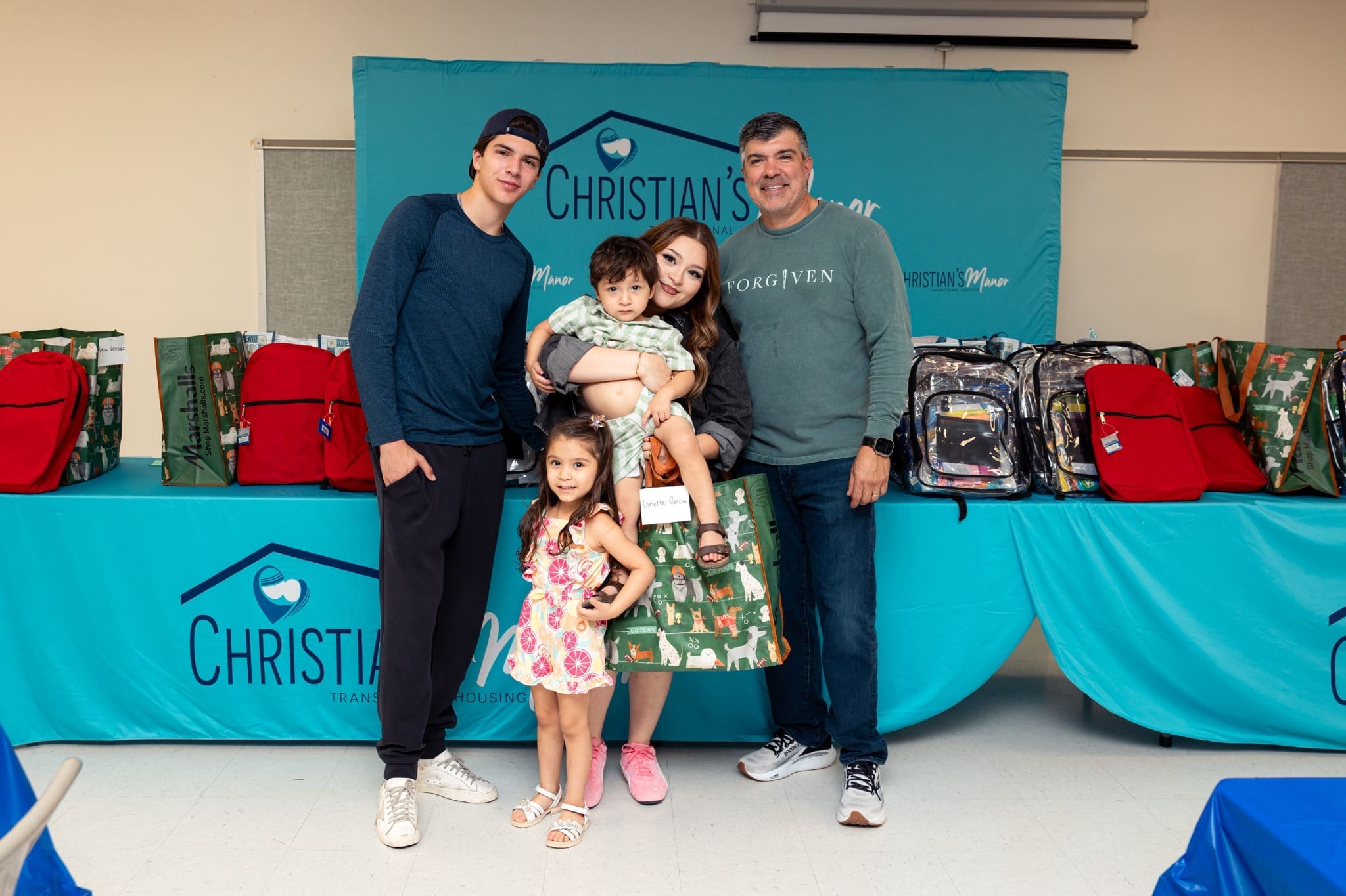 2026 Back-to-School Bash & Shoe Drive 8 | Christian's Manor Christian’s Manor family receiving shoes and school essentials at the 2026 Back-to-School Bash